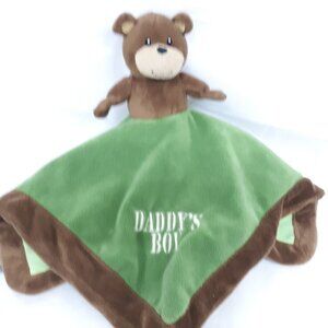 Baby Essentials Lovey Blanket Topsy Turvy Bear Daddy’s Boy Deer Lil’ Man Boy